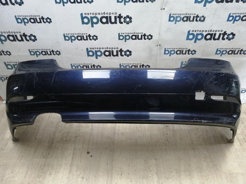 Бампер задний; без паркт. 51127033707 для BMW 5 серия V Sedan Е60 2002-2007 БУ; Оригинал; Р1, Мелкий дефект;
