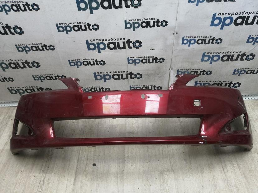 Бампер передний; под паркт.; под омыват. 52119-53400 для Lexus IS II рест. 2008 - 2010 БУ; Оригинал; Р1, Мелкий дефект;