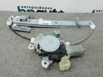 Стеклоподъемник задней левой двери, 6 контактов 82721-JG00A для Nissan X-Trail T31 БУ; Оригинал; Р0, Хорошее;