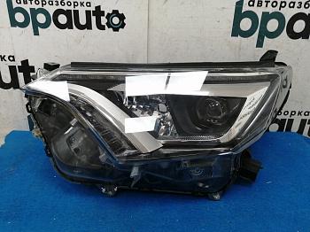 Фара светодиодная левая 81185-42680 для Toyota Rav4 40 рест. 2015 — 2019 БУ; Оригинал; Р1, Мелкий дефект;
