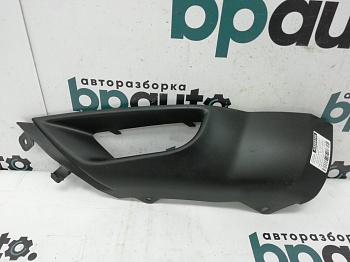 Накладка переднего бампера нижняя левая 6400A469 для Mitsubishi Outlander II 2005-2009 БУ; Оригинал; Р1, Мелкий дефект;