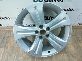 Диск литой, 19x7.5J, 5x114.3, ET35 42611-48480 для Toyota Highlander II рест. 2010 - 2013 БУ; Оригинал; Р2, Удовлетворительное;