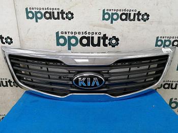 Решетка радиатора 86350-3U000 для Kia Sportage III 2010 - 2014 БУ; Оригинал; Р2, Удовлетворительное;