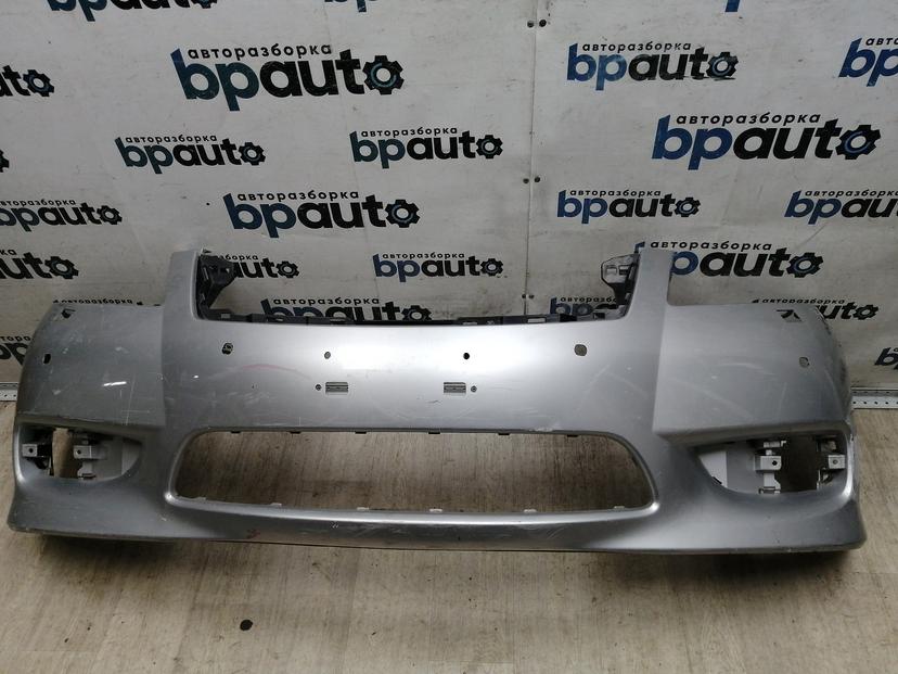 Бампер передний; под паркт.; под омыват. 62022-EJ90H для Infiniti M III рест. 2008-2010 БУ; Оригинал; Р2, Удовлетворительное;