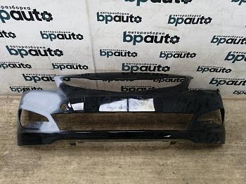 Бампер передний; без паркт.; без омыват. 86511-4L500 для Hyundai Solaris БУ; Оригинал; Р1, Мелкий дефект;
