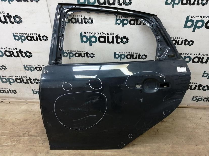 Дверь задняя левая, 35,5 см стойка 2172760 для Ford Focus БУ; Оригинал; Р3, Под восстановление;