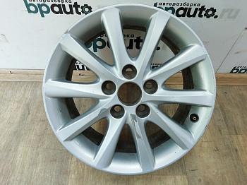 Диск литой, 16x6.5J, 5x114.3, ET45 42611-06590 для Toyota Camry БУ; Неоригинал; Р2, Удовлетворительное;