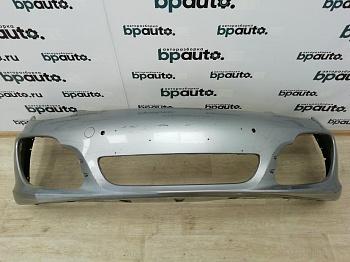 Бампер передний; под паркт.; под омыват. 98150531100 для Porsche Boxster III 981 2012-2016 БУ; Оригинал; Р1, Мелкий дефект;