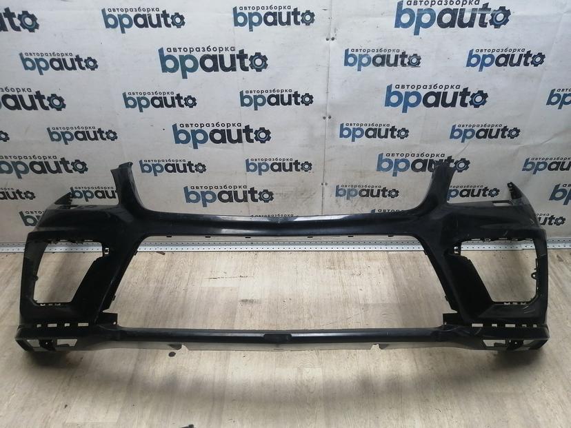 Бампер передний, AMG; под паркт.; под омыват. A1668854425 для Mercedes-Benz M-klasse III W166 2011-2015 БУ; Оригинал; Р1, Мелкий дефект;