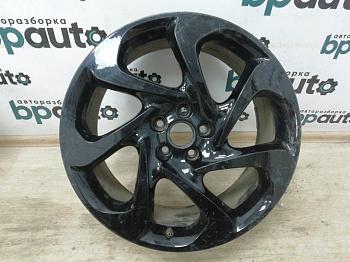 Диск литой черный, 20x8.5J, 5x105, ET41 13412626 для Opel Astra J GTC 3D 2011 — 2015 БУ; Оригинал; Р1, Мелкий дефект;