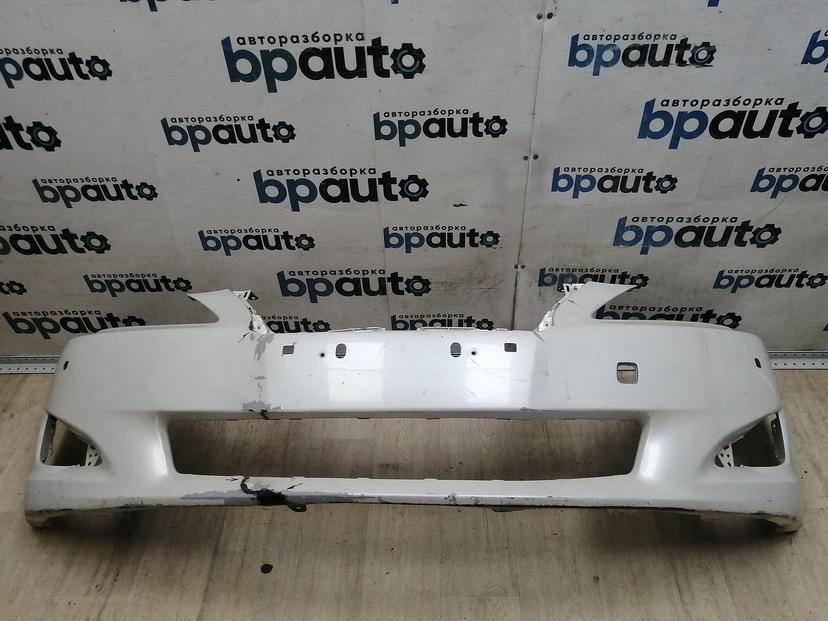 Бампер передний; под паркт.; под омыват. 52119-53400 для Lexus IS II рест. 2008 - 2010 БУ; Оригинал; Р2, Удовлетворительное;