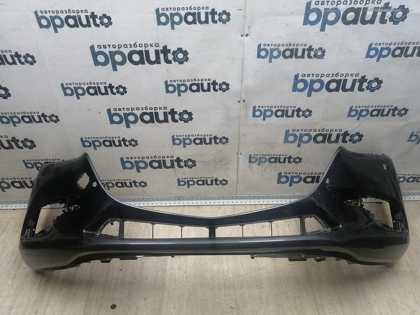 Бампер передний; под паркт.; под омыват. B63B-50031 для Mazda 3 BM БУ; Оригинал; Р1, Мелкий дефект;