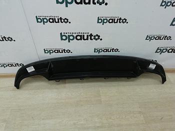 Юбка заднего бампера; под паркт. 5E5 807 521 для Skoda Octavia БУ; Оригинал; Р1, Мелкий дефект;