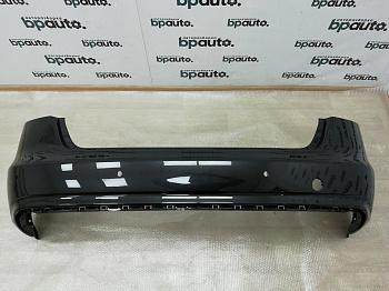 Бампер задний; под паркт. 8K5 807 511 G для Audi A4 IV B8 рест. Sedan 2011-2015 БУ; Оригинал; Р0, Хорошее; (LZ7L) Тёмносерый