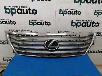 Решетка радиатора 53101-60521 для Lexus LX570, LX450D 2008 — 2011 БУ; Оригинал; Р1, Мелкий дефект;