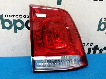 Фонарь в крышку багажника левый 81591-60210 для Toyota Land Cruiser 200 2008 — 2012 БУ; Оригинал; Р0, Хорошее;