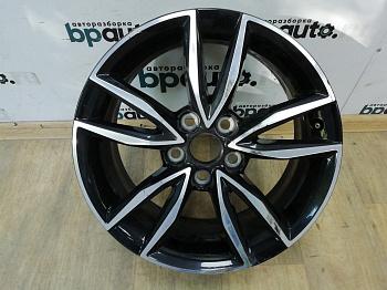 Диск литой, 17x7J, 5x114.3, ET45 PW457-05001 для Toyota Camry 55 рест.2 2017 — 2018 БУ; Оригинал; Р1, Мелкий дефект;