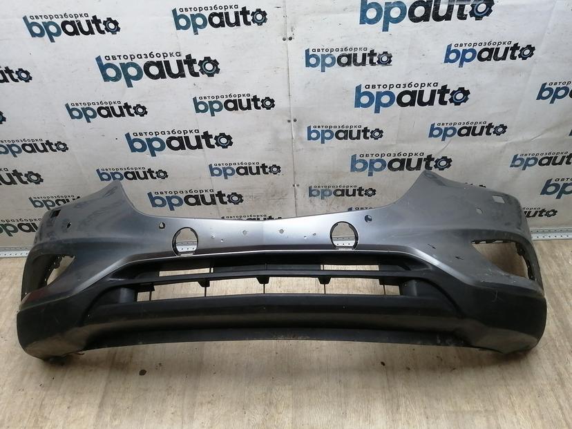 Бампер передний; под паркт.; под омыват. TK21-50031 для Mazda CX-9 I рест. 2012-2016 БУ; Оригинал; Р1, Мелкий дефект;