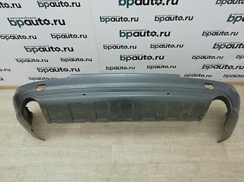 Бампер задний нижняя часть; под паркт. 4L0 807 521 AB для Audi Q7 I 2005-2010 БУ; Оригинал; Р1, Мелкий дефект;