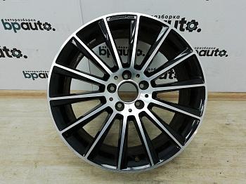 Диск литой AMG, 19x7.5J, 5x112, ET44 A2054011300 7X23 для Mercedes-Benz C-klasse IV W205 2014-2018 БУ; Оригинал; Р1, Мелкий дефект;