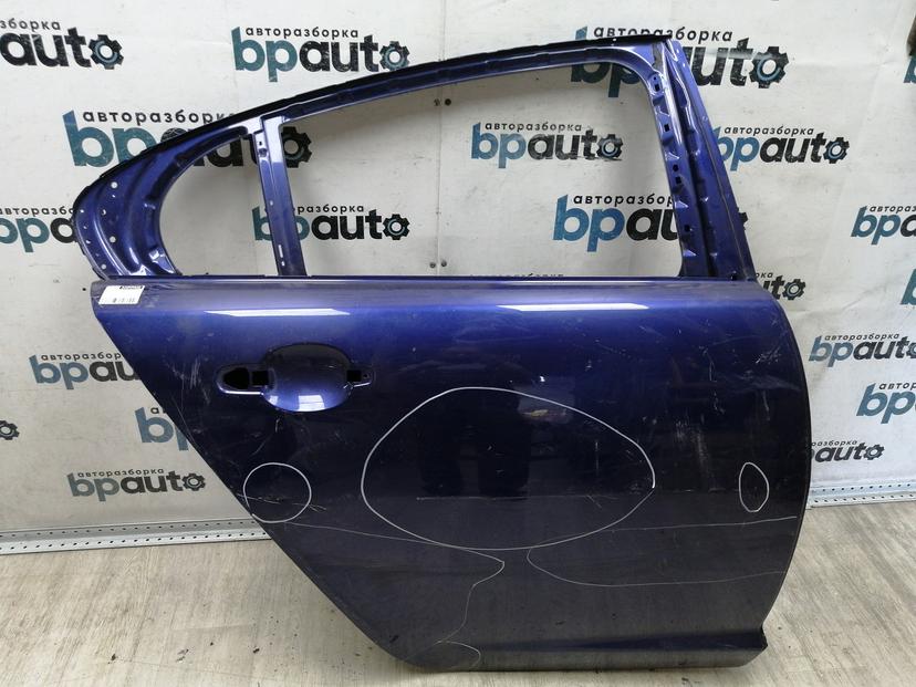 Дверь задняя правая C2Z2060 для Jaguar XF БУ; Оригинал; Р2, Удовлетворительное;