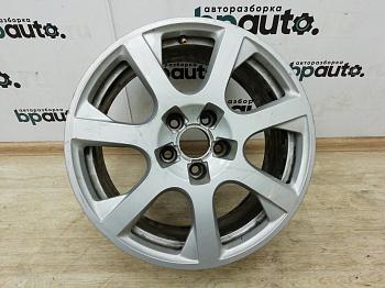 Диск литой, 17x8J, 5x112, ET39 8R0 601 025 G для Audi Q5 I рест. 2012-2017 БУ; Оригинал; Р1, Мелкий дефект;