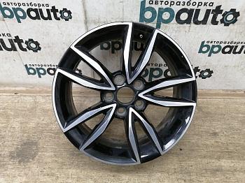 Диск литой, 17x7J, 5x114.3, ET45 PW457-05001 для Toyota Camry 55 рест.2 2017 — 2018 БУ; Оригинал; Р1, Мелкий дефект;