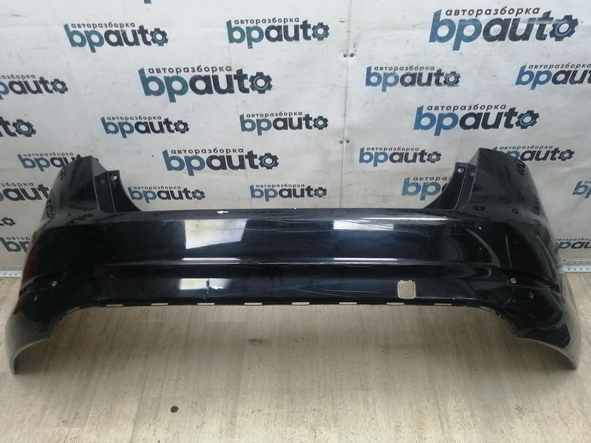 Бампер задний; под паркт. BS71-F17906 для Ford Mondeo Sedan IV рест. 2010- 2014 БУ; Оригинал; Р1, Мелкий дефект;