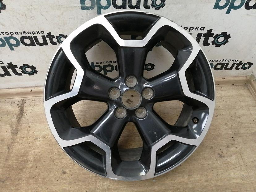 Диск литой, 17x7J, 5X100, ET48 для Subaru БУ; Оригинал; Р2, Удовлетворительное;