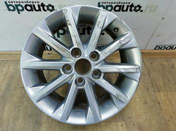 Диск литой, 16x6.5J, 5x114.3, ET45 42611-06A70 для Toyota Camry БУ; Оригинал; Р2, Удовлетворительное;