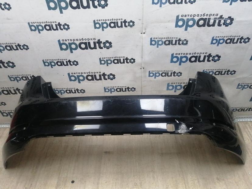 Бампер задний; под паркт. BS71-F17906 для Ford Mondeo Sedan IV рест. 2010- 2014 БУ; Оригинал; Р1, Мелкий дефект;