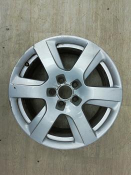 Диск литой, 17x7.5, 5x112, ET37 4G0 601 025 L для Audi A6 C5 C6 C7 C8 БУ; Оригинал; Р2, Удовлетворительное;