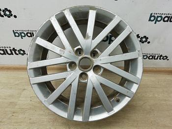 Диск литой, 18x7.5, 5x114.3, ET55 9965-09-7080 для Mazda 3 BK БУ; Оригинал; Р2, Удовлетворительное;