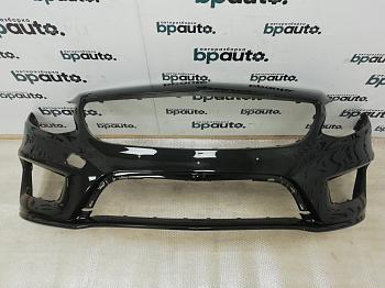 Бампер передний, AMG; под паркт.; без омыват. A2468850300 для Mercedes-Benz B-klasse II W246 2014-н.в. БУ; Оригинал; Р0, Хорошее; (197) Черный металик