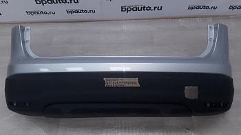 Бампер задний, 6 отв.под расшир., Российской сборки; без паркт. 85022-BP70H для Nissan Qashqai II 2014-2018 БУ; Оригинал; Р0, Хорошее; K23, Серебро