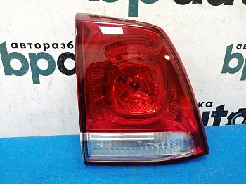 Фонарь в крышку багажника левый 81591-60210 для Toyota Land Cruiser 200 2008 — 2012 БУ; Оригинал; Р0, Хорошее;