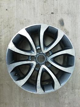 Диск литой, 17x7J, 5X114.3, ET47 D0300-1KR7A для Nissan Juke БУ; Оригинал; Р1, Мелкий дефект;