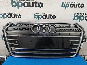 Решётка радиатора 8W0853651AB для Audi A4 B9 БУ; Оригинал; Р2, Удовлетворительное;