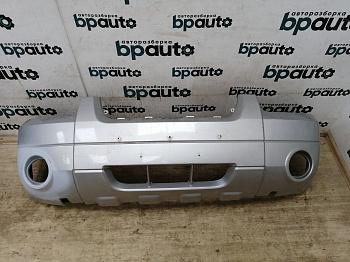 Бампер передний; без паркт.; без омыват. 5L84-17C831-ECW для Ford Maverick II 2000-2007 БУ; Оригинал; Р1, Мелкий дефект;