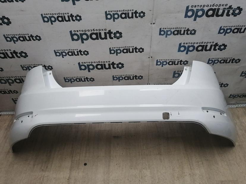 Бампер задний; под паркт. BS71-F17906 для Ford Mondeo Sedan IV рест. 2010- 2014 БУ; Оригинал; Р1, Мелкий дефект;