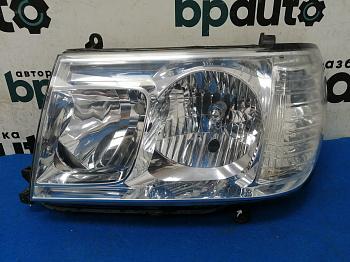 Фара галоген левая 81170-60A70 для Toyota Land Cruiser 100 рест. 2 2005-2007 БУ; Оригинал; Р2, Удовлетворительное;
