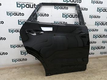 Дверь задняя правая 77004-B8020 для Hyundai Santa Fe Grand БУ; Оригинал; Р0, Хорошее; Чёрный с перл. (NKA)