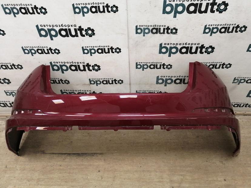 Бампер задний; без паркт. 60U807421D для Skoda Rapid II 2020-н.в. БУ; Неоригинал; Р1, Мелкий дефект;