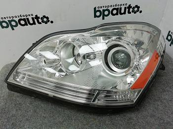 Фара левая галоген, желтый поворотник A1648204759 для Mercedes-Benz GL-klasse I X164 2006-2009 БУ; Оригинал; Р1, Мелкий дефект;