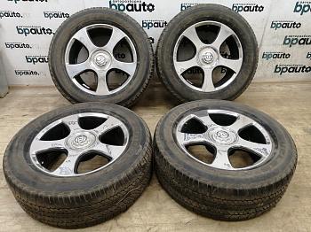 Диск литой с резиной, 20x8.5J, 6X139.7, ET30 для Nissan Patrol VI Y62 2010-2014 БУ; Неоригинал; Р1, Мелкий дефект;