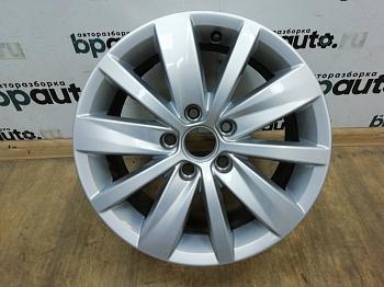 Диск литой, 16X7J 3AA 601 025 для Volkswagen Passat БУ; Оригинал; Р0, Хорошее;