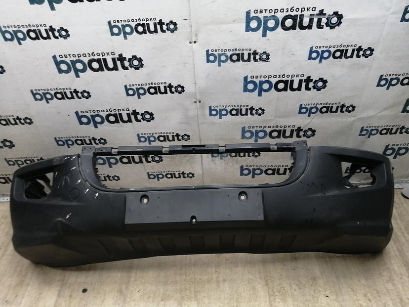 Бампер передний; без паркт.; без омыват. 2E0807103 для Volkswagen Crafter 2006-2016 БУ; Оригинал; Р1, Мелкий дефект;