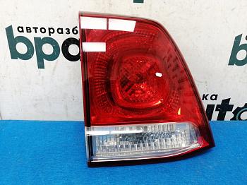 Фонарь в крышку багажника левый 81591-60210 для Toyota Land Cruiser 200 2008 — 2012 БУ; Оригинал; Р0, Хорошее;