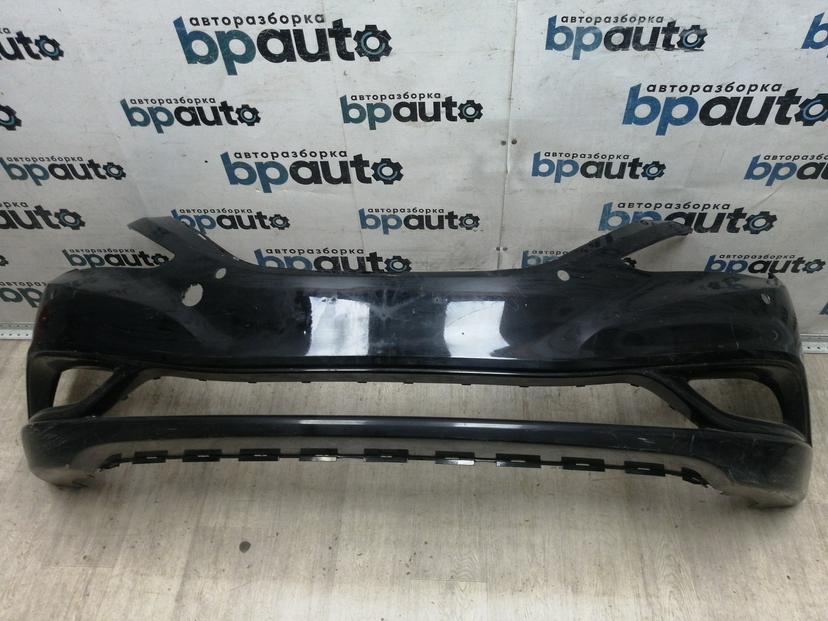 Бампер передний; под паркт.; без омыват. 86511-3S000 для Hyundai Sonata VI YF 2010-2014 БУ; Оригинал; Р1, Мелкий дефект;