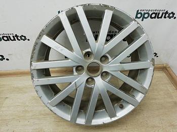 Диск литой, 18x7.5, 5x114.3, ET55 9965-09-7080 для Mazda 3 BK БУ; Оригинал; Р2, Удовлетворительное;